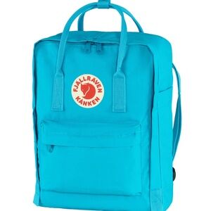Fjällräven turquoise blue Kanken unisex backpack NWT